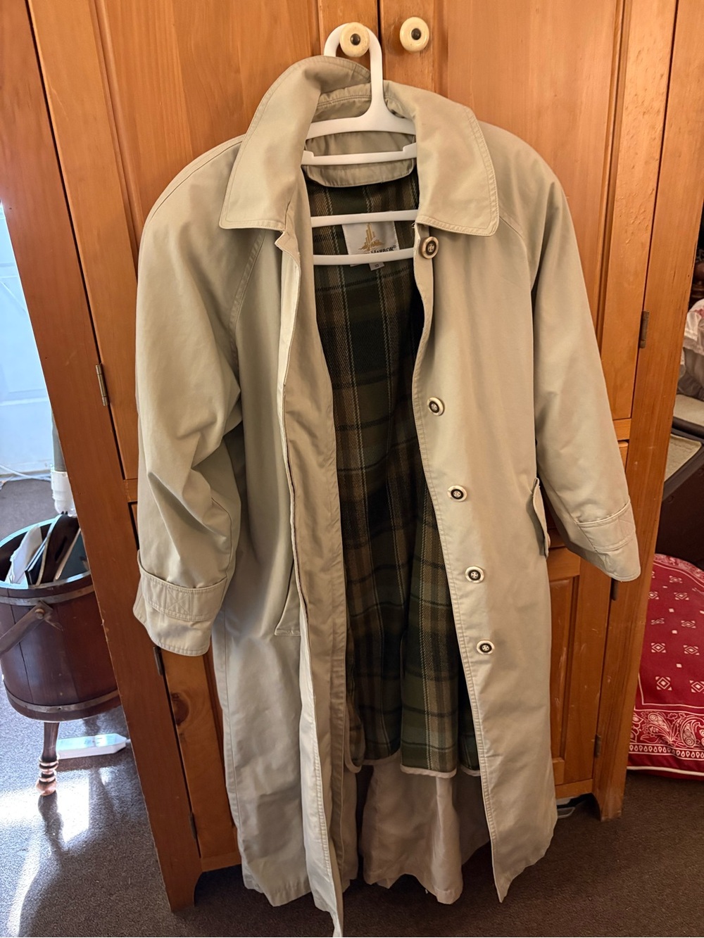 VTG Misty Harbor Raincoat-zip out lining size 10